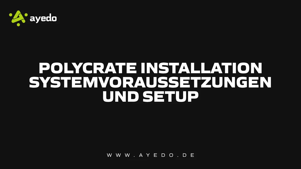 Essential Guidelines for Polycrate Installation: Requirements and Setup