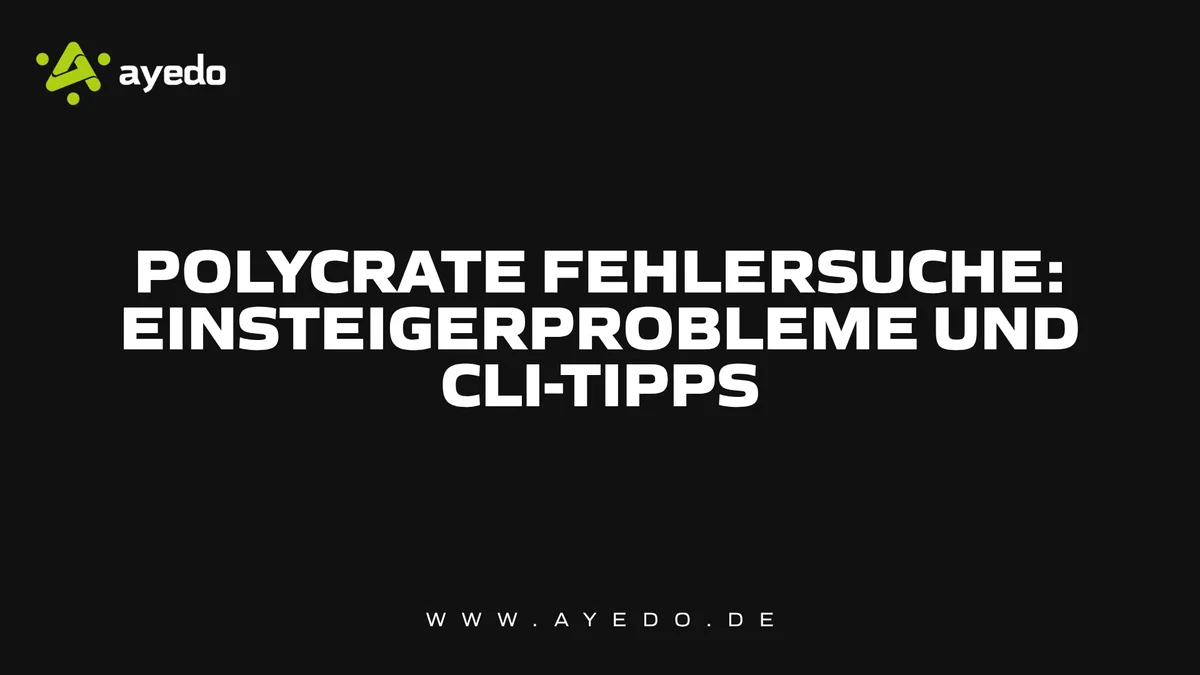 Troubleshooting Polycrate: Common Issues and CLI Tips for Beginners