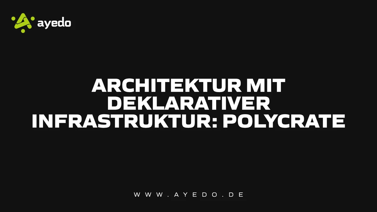Building a Sustainable Infrastructure with Polycrate